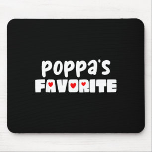 Poppa's favourite grandchild funny mother's day mouse pad