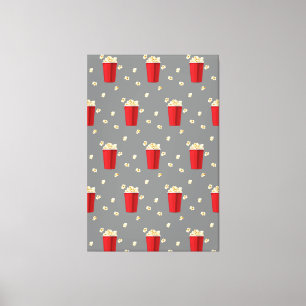 Popped Corn Cinema Food Canvas Print