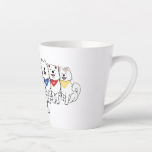 Poppet and the gang latte mug