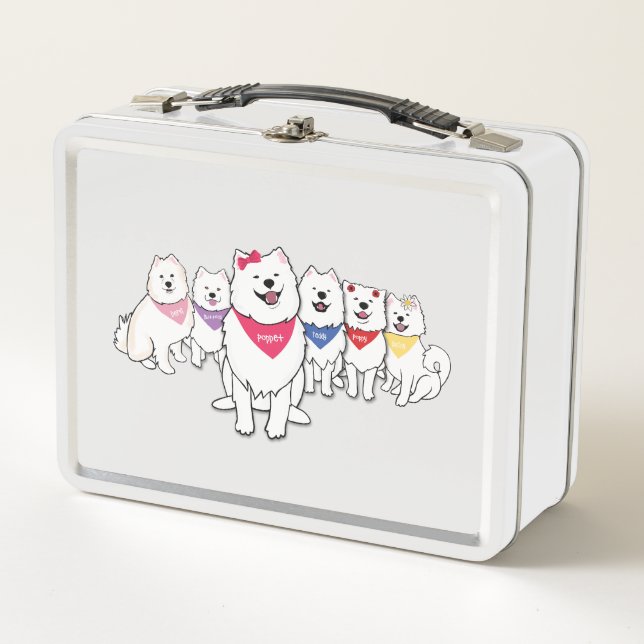 Poppet and the gang metal lunch box (Front)