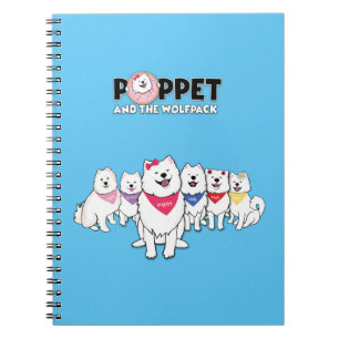 Poppet and the gang notebook