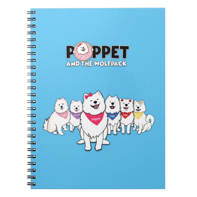 Poppet and the gang notebook (Front)