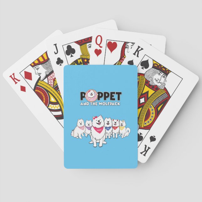 Poppet and the gang playing cards (Back)