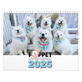 Poppet and the Wolfpack 2 page Calendar