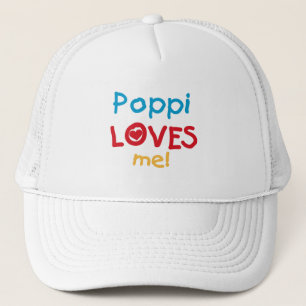 Poppi Loves Me T-shirts and Gifts Trucker Hat