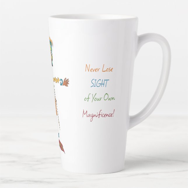 'Poppi' - Never Lose Sight Latte Mug (Right)