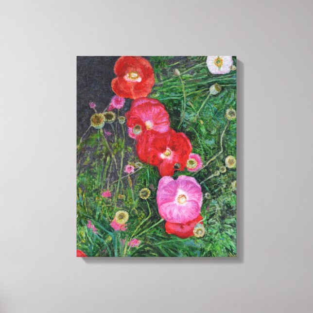 Poppies 2009 canvas print (Front)