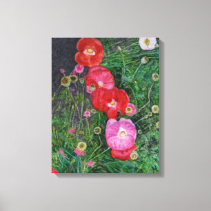 Poppies 2009 canvas print