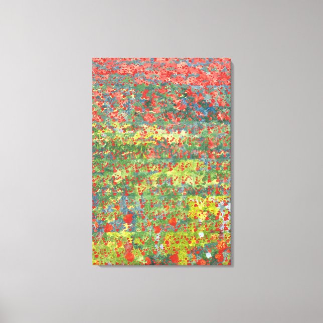 Poppies 2012 canvas print (Front)