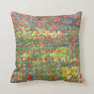 Poppies 2012 throw pillow