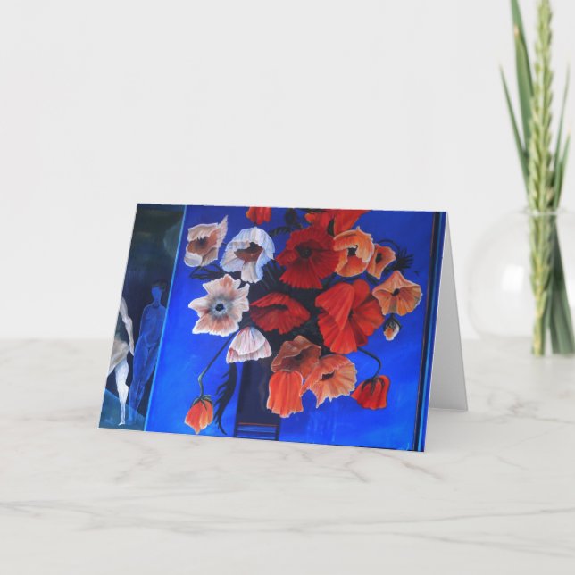 Poppies #2 Greeting Card (Front)