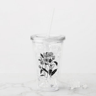 Poppies Acrylic Tumbler