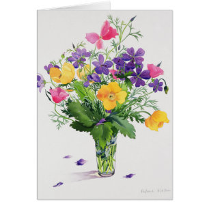 Poppies and Geraniums