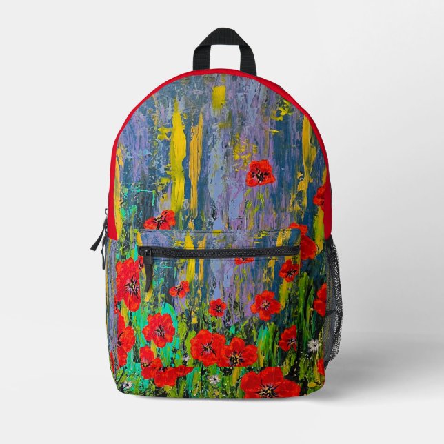 Poppies Back Pack (Front)