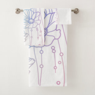 Poppies Bath Towel Set