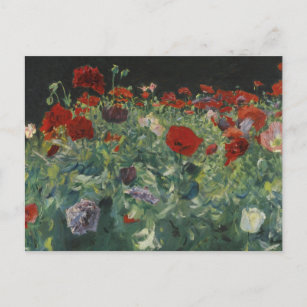 Poppies by John Singer Sargent Postcard
