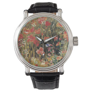 Poppies by Robert Vonnoh, Vintage Impressionism Watch
