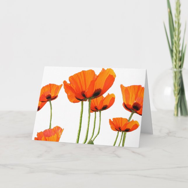 Poppies! Card (Front)