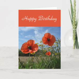 Poppies card