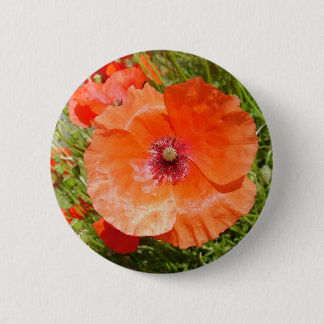 Poppies - Coquelicots 2 Inch Round Button