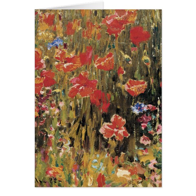 Poppies de Robert Vonnoh, Impressionnisme Vintage (Devant)