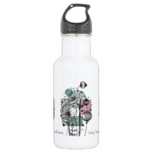 Poppies Doodle In Ink And Watercolor