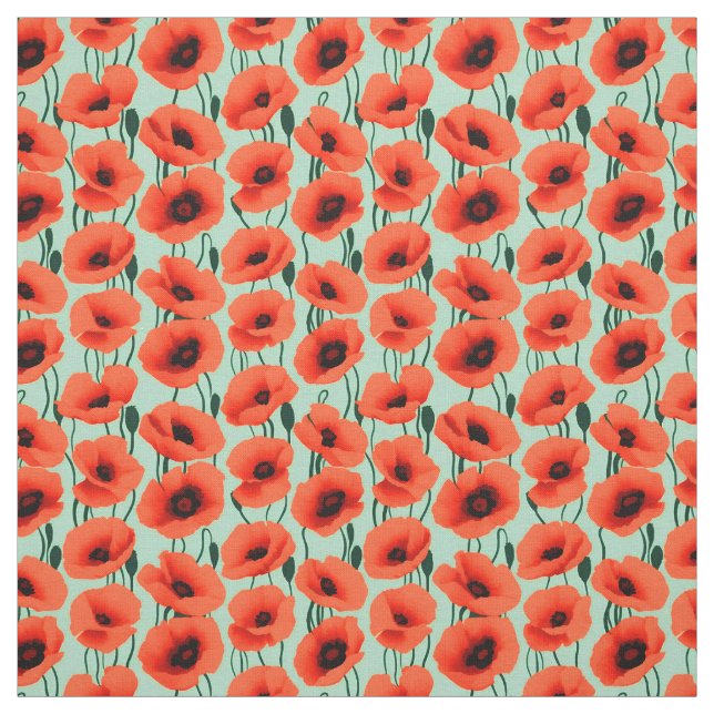 Poppies Fabric (Swatch)