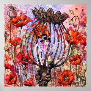 Poppies Fantasy Posters