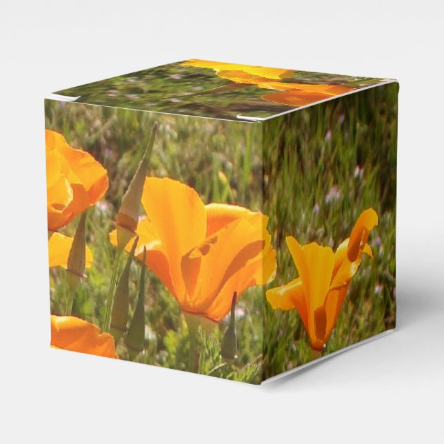 Poppies Favour Box (Front Side)
