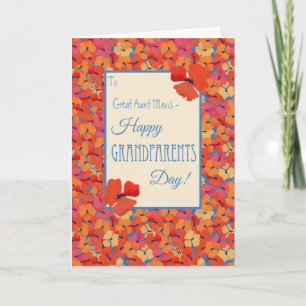 Poppies, Grandparents Day Card to Personalize