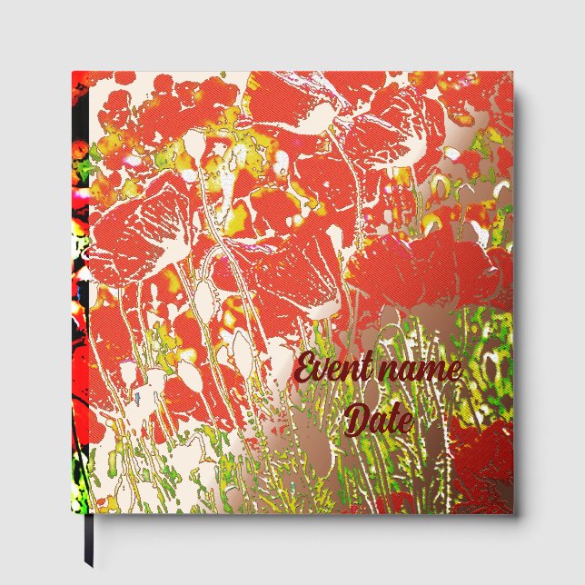 Poppies Guest Book (Front)