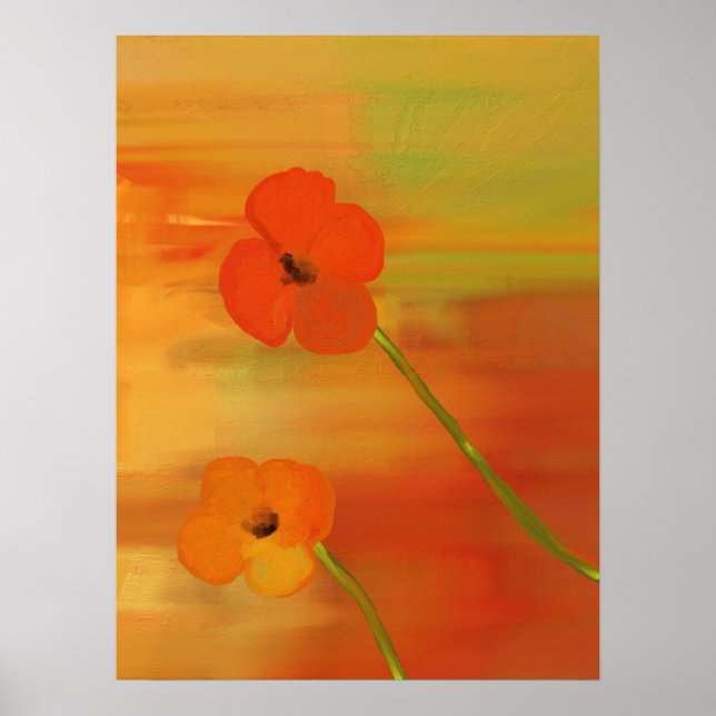 Poppies in bloom poster (Front)