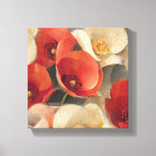 Poppies in Full Bloom Canvas Print