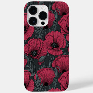 Poppies in Viva Magenta Case-Mate iPhone 14 Pro Max Case
