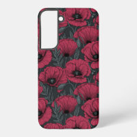 Poppies in Viva Magenta
