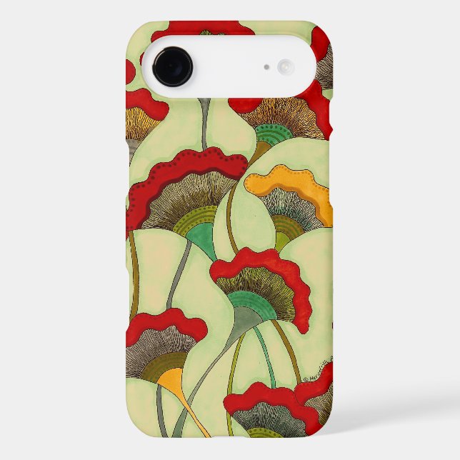 Poppies - iPhone 7 Case, Tough Case-Mate iPhone Case (Back)