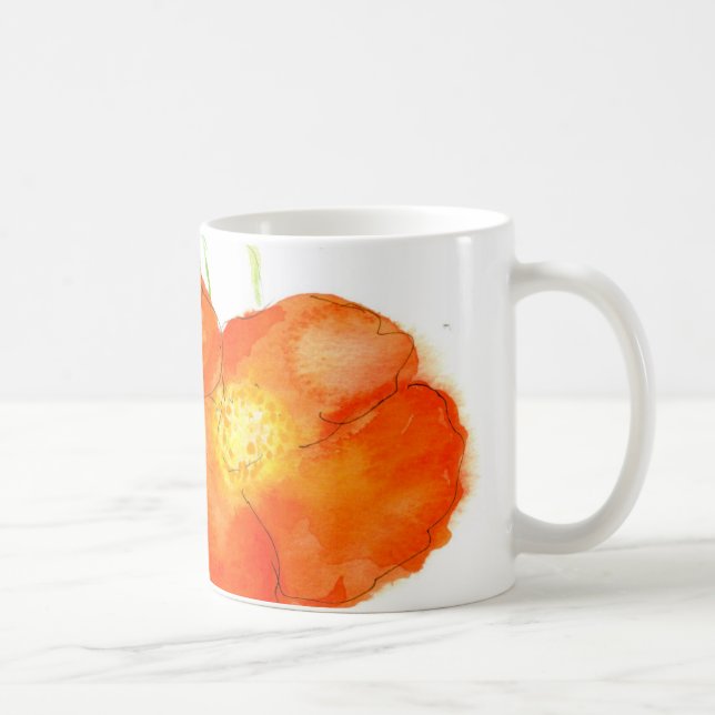 Poppies islandaises Mug (Droite)