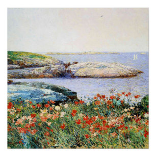 Poppies, Isles of Shoals, Poster