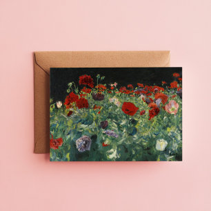 Poppies   John Singer Sargent Card