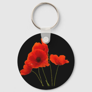 "Poppies" Keychain