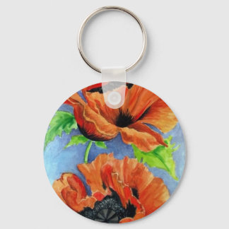 Poppies Keychain