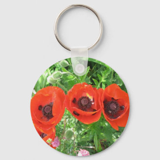 Poppies/keyring Keychain