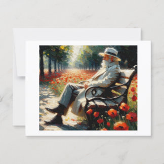 Poppies, Lest We Forget,  Postcard