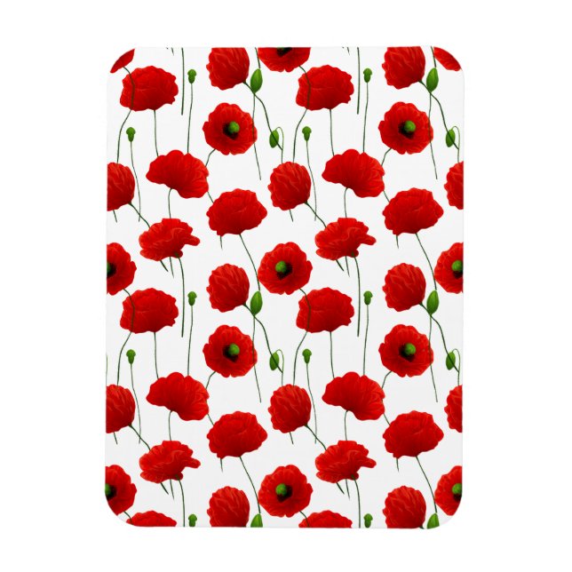 Poppies Magnet (Vertical)