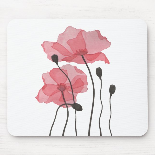 Poppies Mouse Pad (Front)