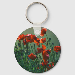 Poppies No. 3   Keyring