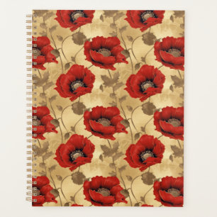 Poppies Planificateur Chiyogami