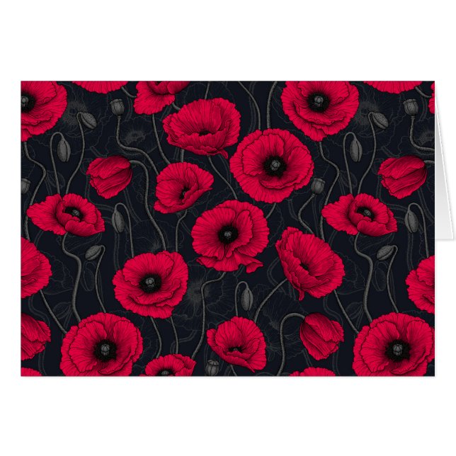 Poppies rouges (Devant horizontal)