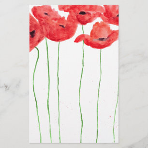 Poppies Stationery