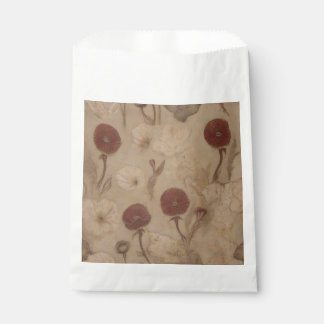 poppies symbolizing the decline of civilization favour bag
